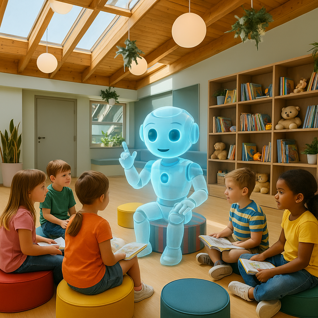 AI Storyteller is a classroom tool for linguistic development.